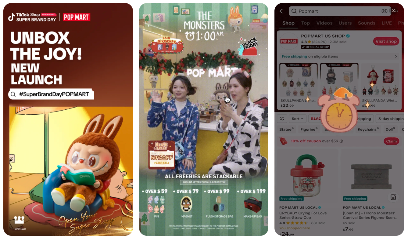 25个顶级品牌，68款超级新品！TikTok Shop超级品牌日引爆黑五购物狂欢！