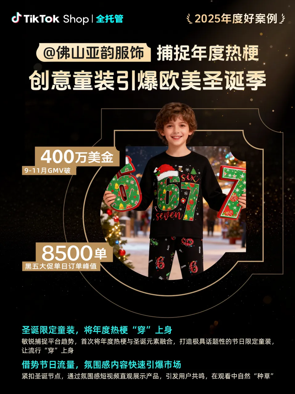 TikTok Shop全托管2025年度好案例丨加速爆发，一站式好货卖全球