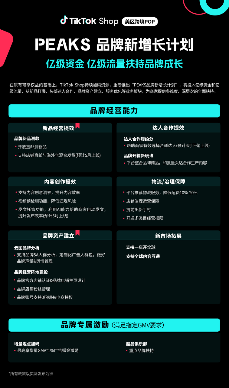 破局美区增长！TikTok Shop跨境电商重磅推出“品牌新增长计划”